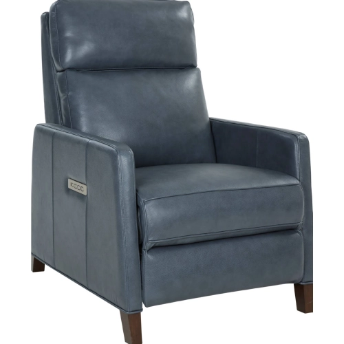 James Zero Gravity Power Recliner w/ Power Head Rest & Lumbar in Flint Grey Top Grain Leather